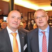 Christoph Aebi, directeur d’AutoScout24, Robert Brändli, directeur des ventes automobiles chez Cembra MoneyBank
