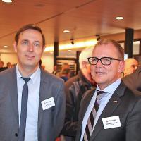 Heiko Haasler (directeur exécutif d’Eurotax Suisse) et Wolfgang Schinagl (Auto-i-DAT SA)