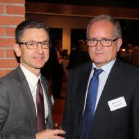 Peter Götschi (président du TCS) et François Launaz (président d’auto-suisse)