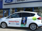 Stefanie Vögele si sente già a suo agio nella Ford C-Max.